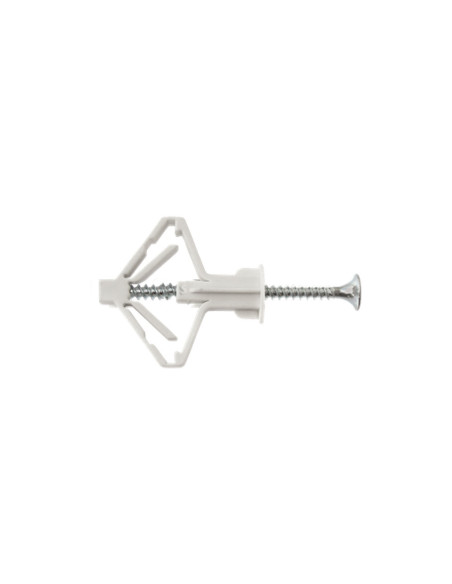 1 x Cheville Nylon RESSORT 8X40 Avec Vis 3.5X55