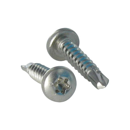 1 x Vis autoperceuse Tête cylindrique bombée TCB TORX T20 4.2X32 Inox A2