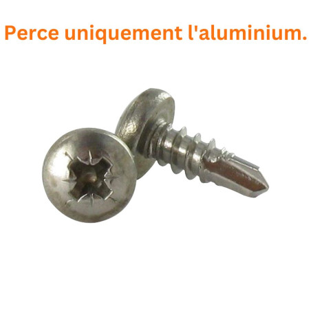 1 x Vis autoperceuse Inox A2 Tête cylindrique bombée TCB Phillips 3.5X13
