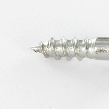 1 x Vis bois Inox A2 Tête fraisée bombée TFB Fendue 6X40