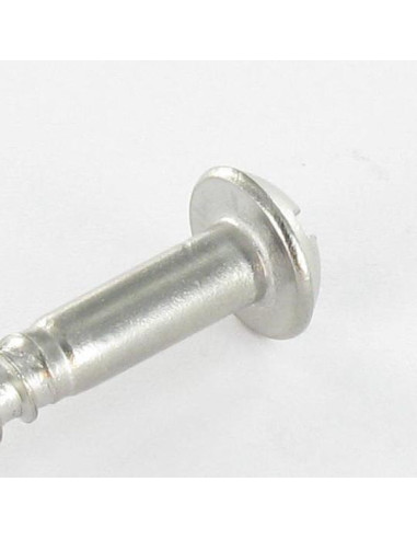1 x Vis bois Inox A2 Tête ronde TR Fendue 5X16