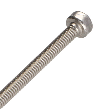 1 x Vis métaux Tête cylindrique TC TORX T8 Inox A2 M2.5X20 Filetée sur 17.5 microvis