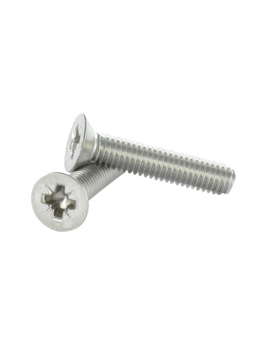 1 x Vis métaux Inox A2 Tête fraisée Pozi N°1...