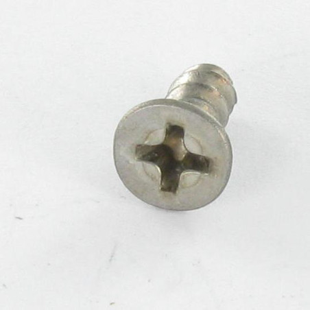 1 x Vis pvc Tête fraisée Phillips 4X10 Filet 40 DEGRE Inox A2