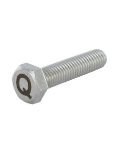 Vis métaux Tête hexagonale TH 8X35 Inox A4 avec gravure...
