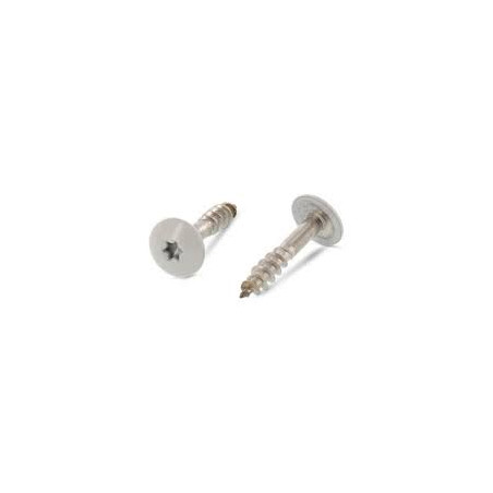 1 x Vis de facade TORX T20 5.5X35 Diamètre de tête: 12.3 Inox A2 RAL7038