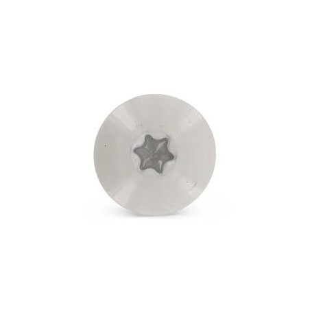 1 x Vis de facade TORX T20 5.5X35 Diamètre de tête: 12.3 Inox A2 RAL7038