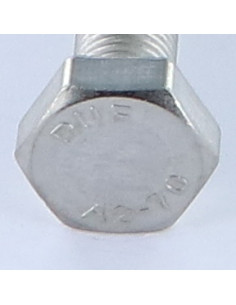 Vis métaux Tête hexagonale TH M10X100 Pas fin Pas de 125... 2