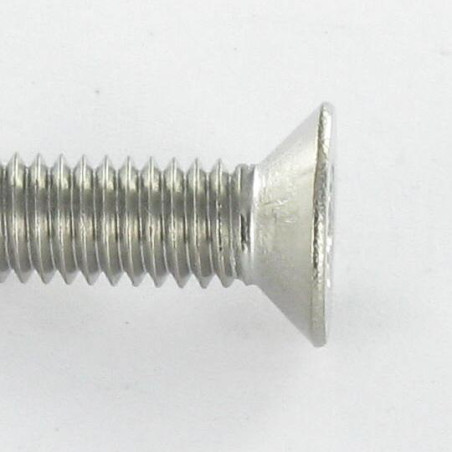 1 x Vis métaux Tête fraisée M3X6 TORX T10 Inox A2 microvis