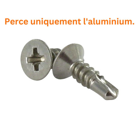 1 x Vis autoperceuse Inox A2 Tête fraisée Pozi 4.2X19