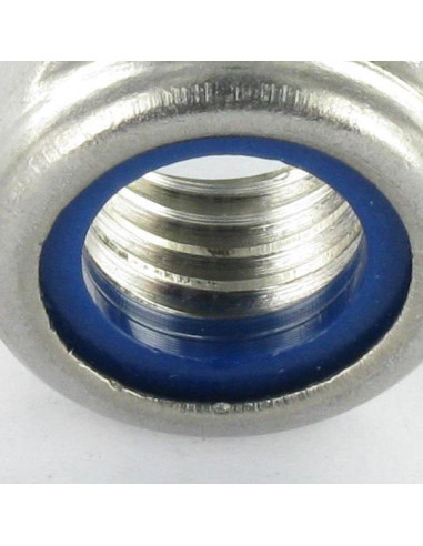 1 x Ecrou frein M6 Inox A4 Wax lubrifié