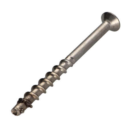 1 x Vis béton Tête fraisée TORX T40 Inox A4 10X80 Filetée sur 15