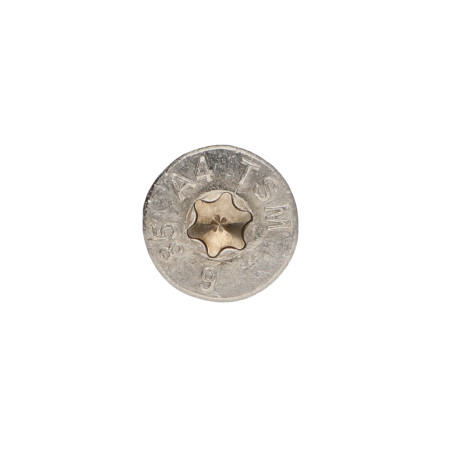 1 x Vis béton Tête fraisée TORX T40 Inox A4 10X80 Filetée sur 15