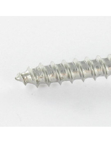 1 x Vis bois Tête fraisée Fendue 4X25 Inox A4