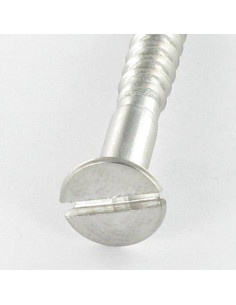 Vis bois Tête fraisée Fendue 3X10 Inox A4 microvis 2