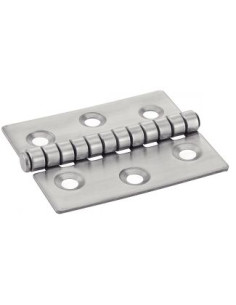Charnière Type I 6 trous Inox A2 60X80