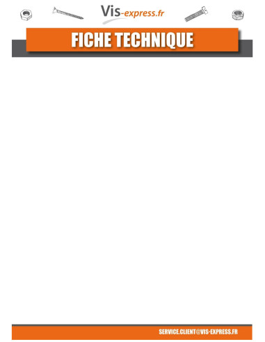 1 x Boulon (vendu avec Ecrou) Ancrage M8X105...