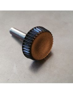 Bout Serrage nylon noir M6X48 Diamètre de tête: 20 2