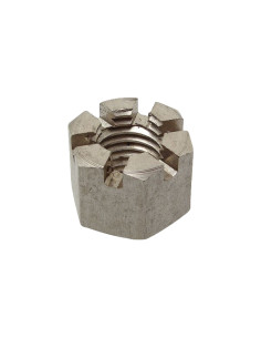 Ecrou hexagonale à CRENEAUX Inox A1 M8