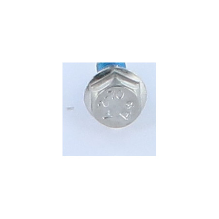 1 x Vis métaux Tête hexagonale TH Embase lisse M5X12 Inox A2 Frein filet