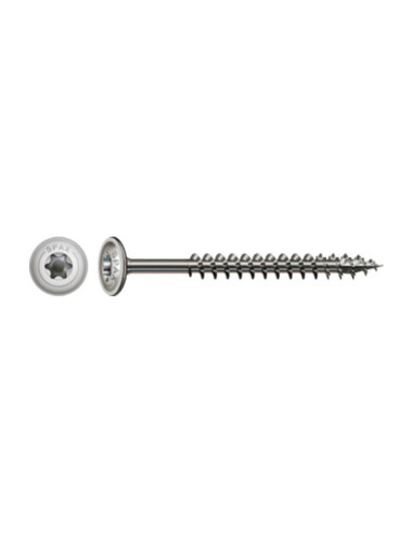 1 x Spax Vis charpente tête disque Inox A2...