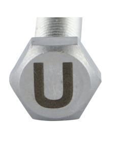 Vis métaux Tête hexagonale TH 8X35 Inox A4 avec gravure... 2