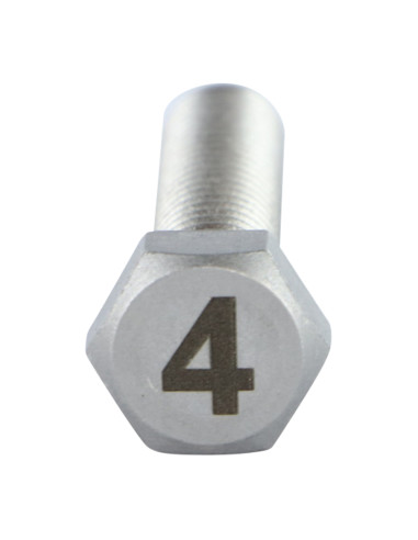1 x Vis métaux Tête hexagonale TH 8X35 Inox A4...