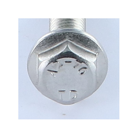 1 x Vis métaux Tête hexagonale TH Embase lisse M8X16 Inox A2