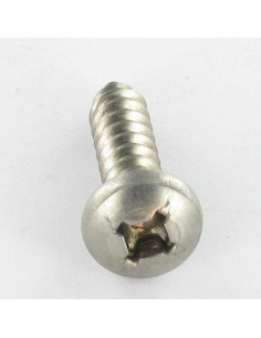 Vis tôle Inox A2 Tête cylindrique TC Carré phillips 4.8X38 2