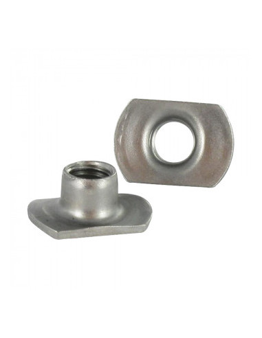 1 x Ecrou Cylindrique à souder M6 2BOSSAGES...