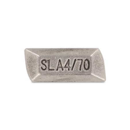 1 x Vis métaux Tête rectangulaire 14X33.7X10.5 M10X60 T40/22 Inox A4