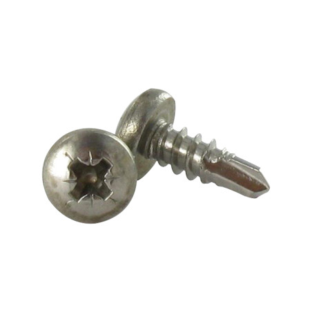 1 x Vis autoperceuse Inox A2 Tête cylindrique bombée TCB Pozi 3.5X16