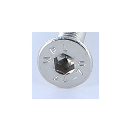 1 x Vis métaux FHC tête fraisée empreinte hexagonale creuse Clé de 3 HC3 M5X30 Filetage total Inox A4