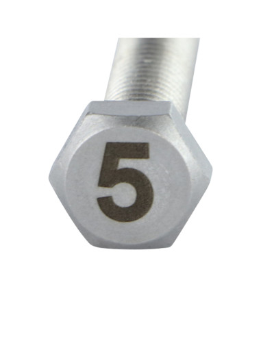 1 x Vis métaux Tête hexagonale TH 8X35 Inox A4...