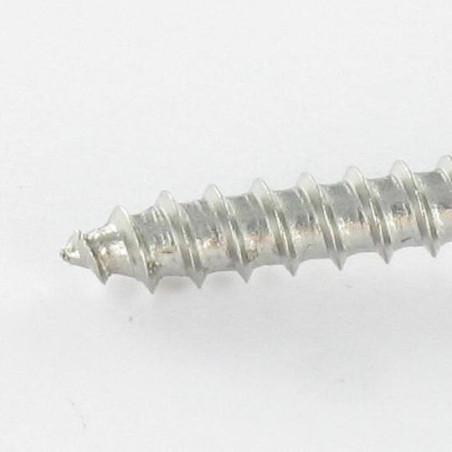 1 x Vis bois Tête fraisée Fendue 3.5X20 Inox A4 microvis