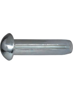 Clou cannelé à tête demie ronde Inox A2 2X6
