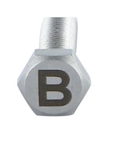 1 x Vis métaux Tête hexagonale TH 8X35 Inox A4...
