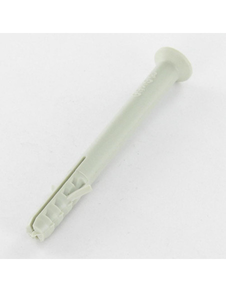 1 x Cheville Nylon Longue Collerette 8X80 Pour Vis 5.5