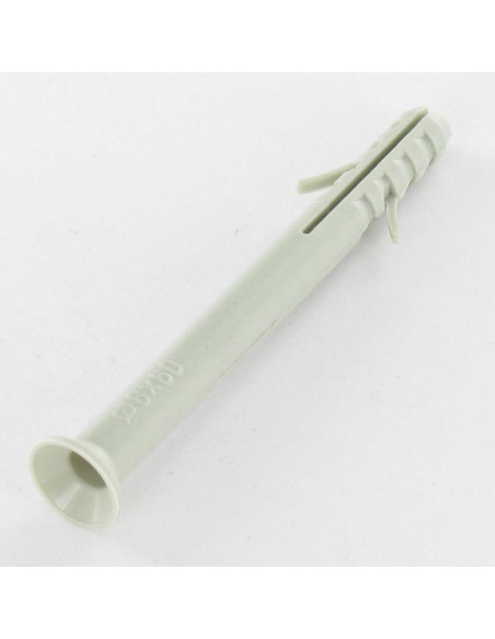 1 x Cheville Nylon Longue Collerette 8X80 Pour Vis 5.5