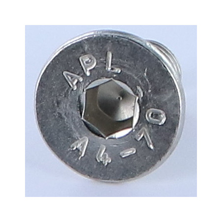 1 x Vis métaux FHC tête fraisée empreinte hexagonale creuse Clé de 8 HC8 M12X20 Filetage total Inox A4