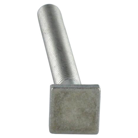 1 x Vis métaux M6X45 Tête Carrée 10X10 EP4 Inox A2