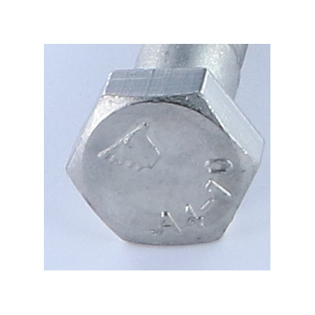 1 x Corps de boulon filetage partiel Tête hexagonale TH M16X50 Inox A4