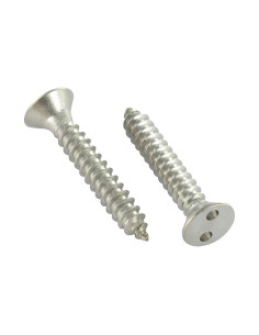 Vis tôle Inviolable Tête fraisée Snake eyes 3.5X19 Inox A2