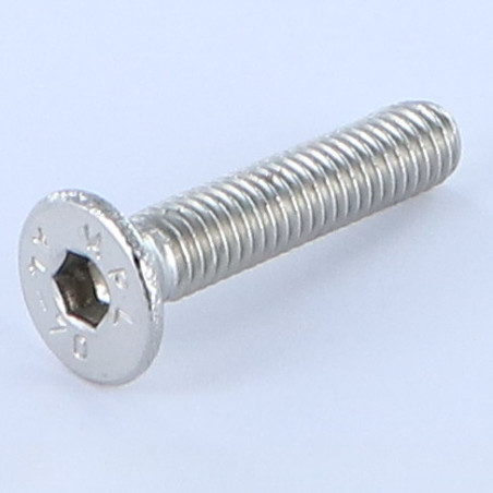 1 x Vis métaux FHC tête fraisée empreinte hexagonale creuse Clé de 5 HC5 M8X50 Filetage total Inox A4