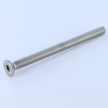 1 x Vis métaux FHC tête fraisée empreinte hexagonale creuse Clé de 5 HC5 M8X50 Filetage total Inox A4