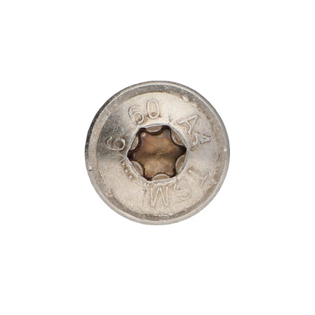 1 x Vis béton Tête Bombée TORX T30 Inox A4 7.5X80 Filetée sur 25
