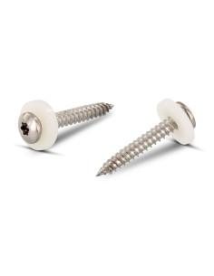 Vis tôle Tête cylindrique TC TORX T15 + Rondelle Nylon...