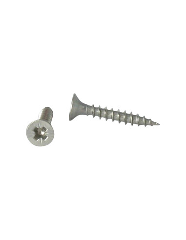 1 x Vis bois Inox A2 Tête fraisée Pozi N°1...
