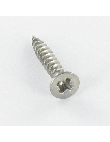 1 x Vis bois Inox A2 Tête fraisée Pozi N°1...