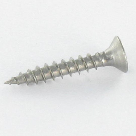 1 x Vis bois Inox A2 Tête fraisée Pozi N°1 2.5X16 microvis